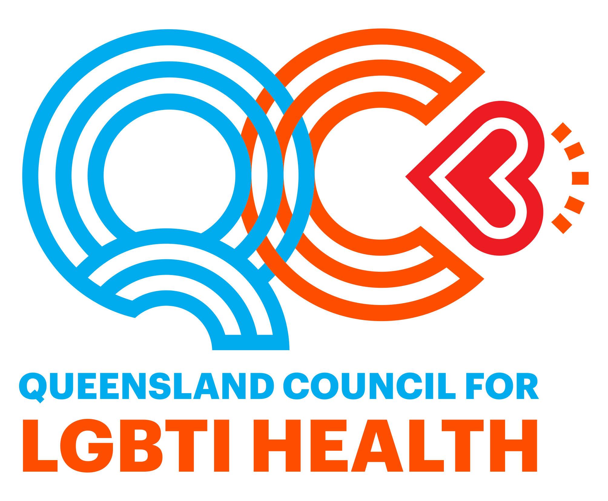 The Queensland Council for LGBTI Health's logo
