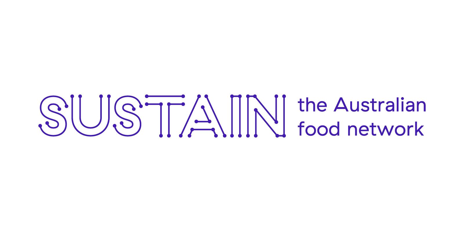 Sustain: The Australian Food Network's logo