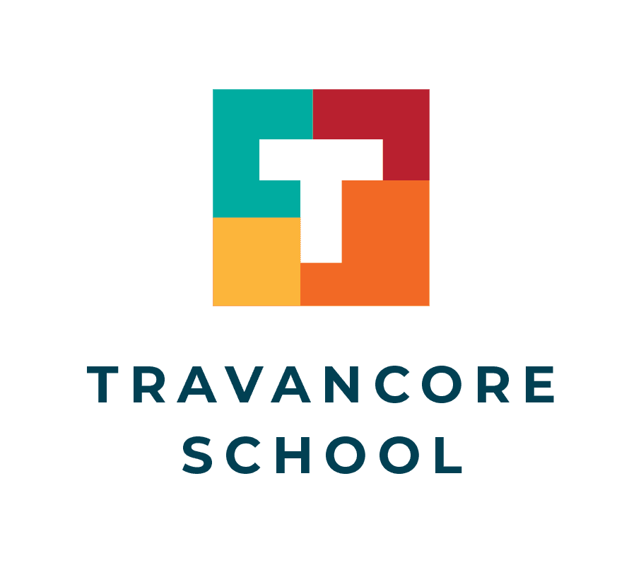Travancore School's logo