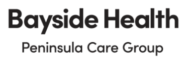 Bayside Health - Peninsula Care Group's logo