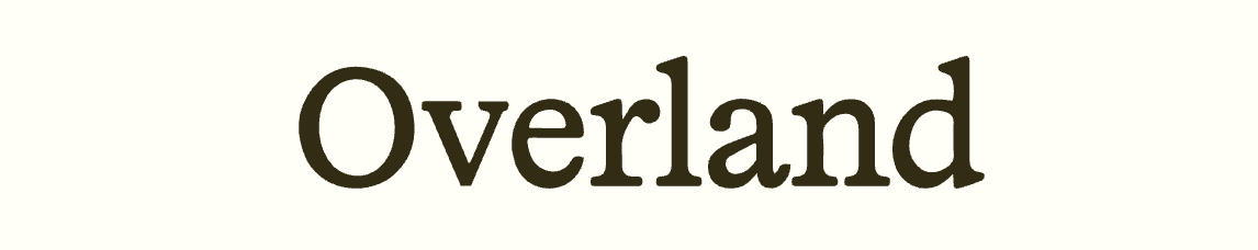 Overland Literary Journal's logo