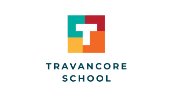 Travancore School's logo