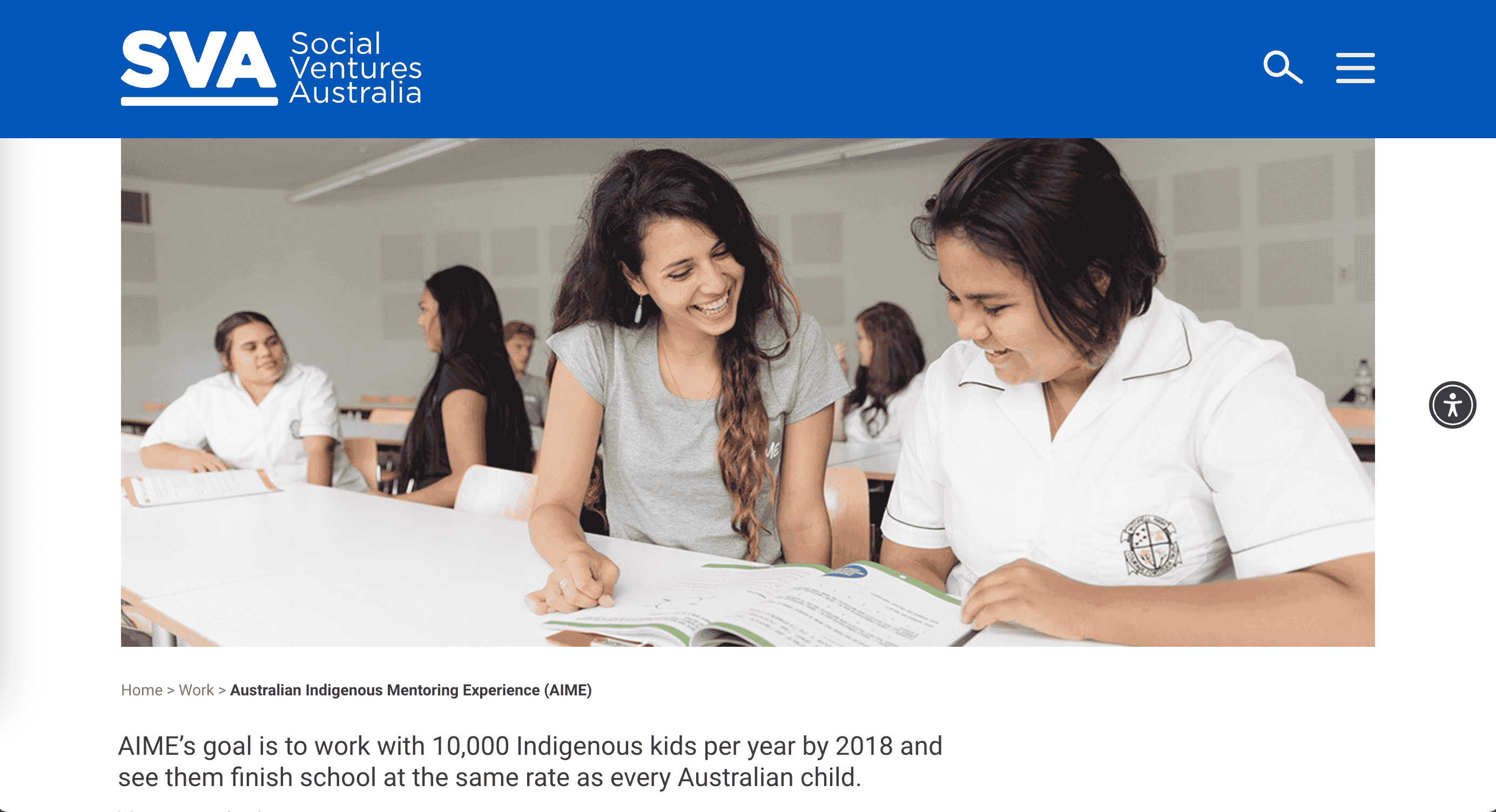 Australian Indigenous Mentoring Experience (AIME) Australian Indigenous Mentoring Experience (AIME)