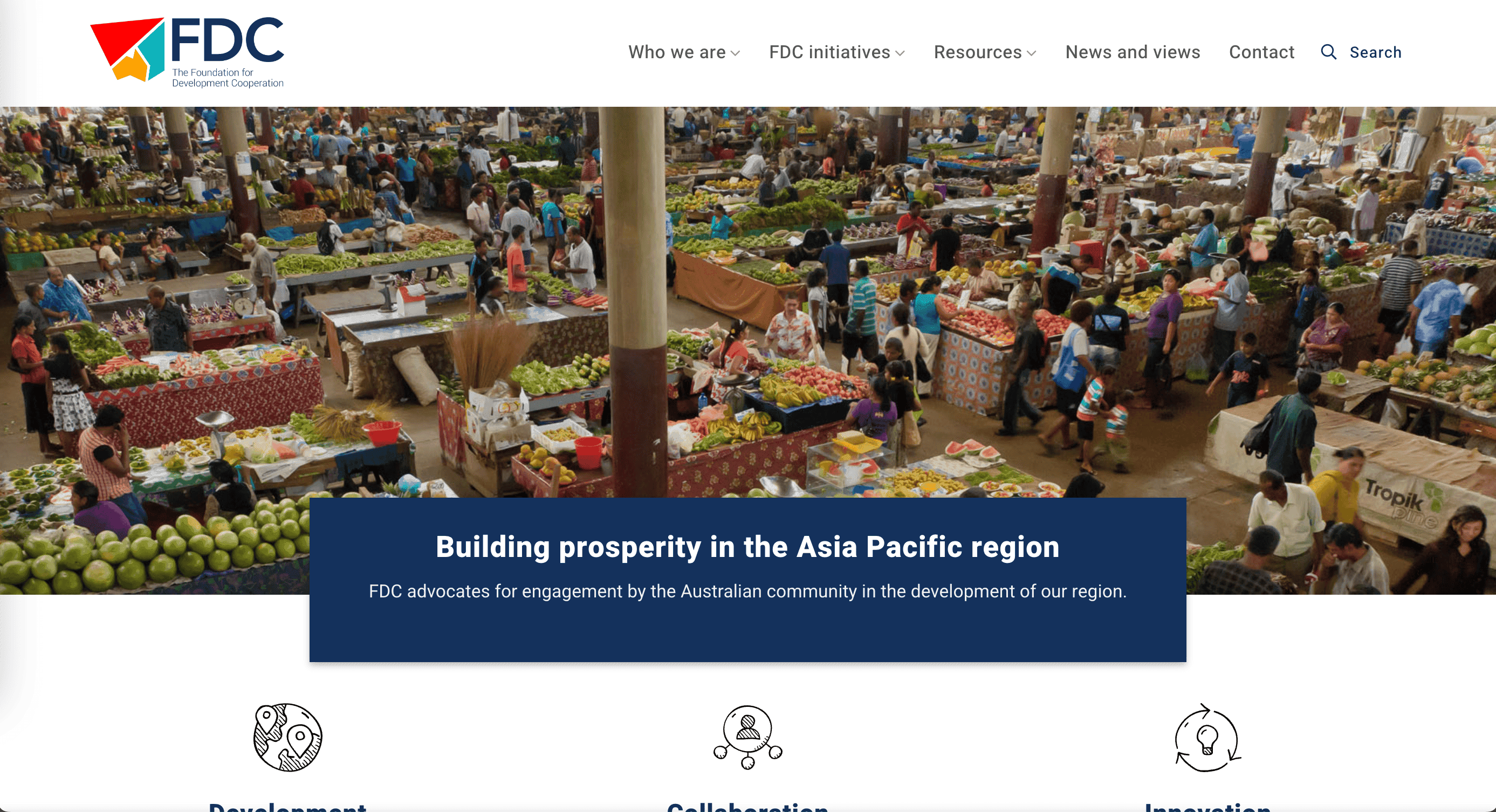 The Foundation for Development Cooperation The Foundation for Development Cooperation
