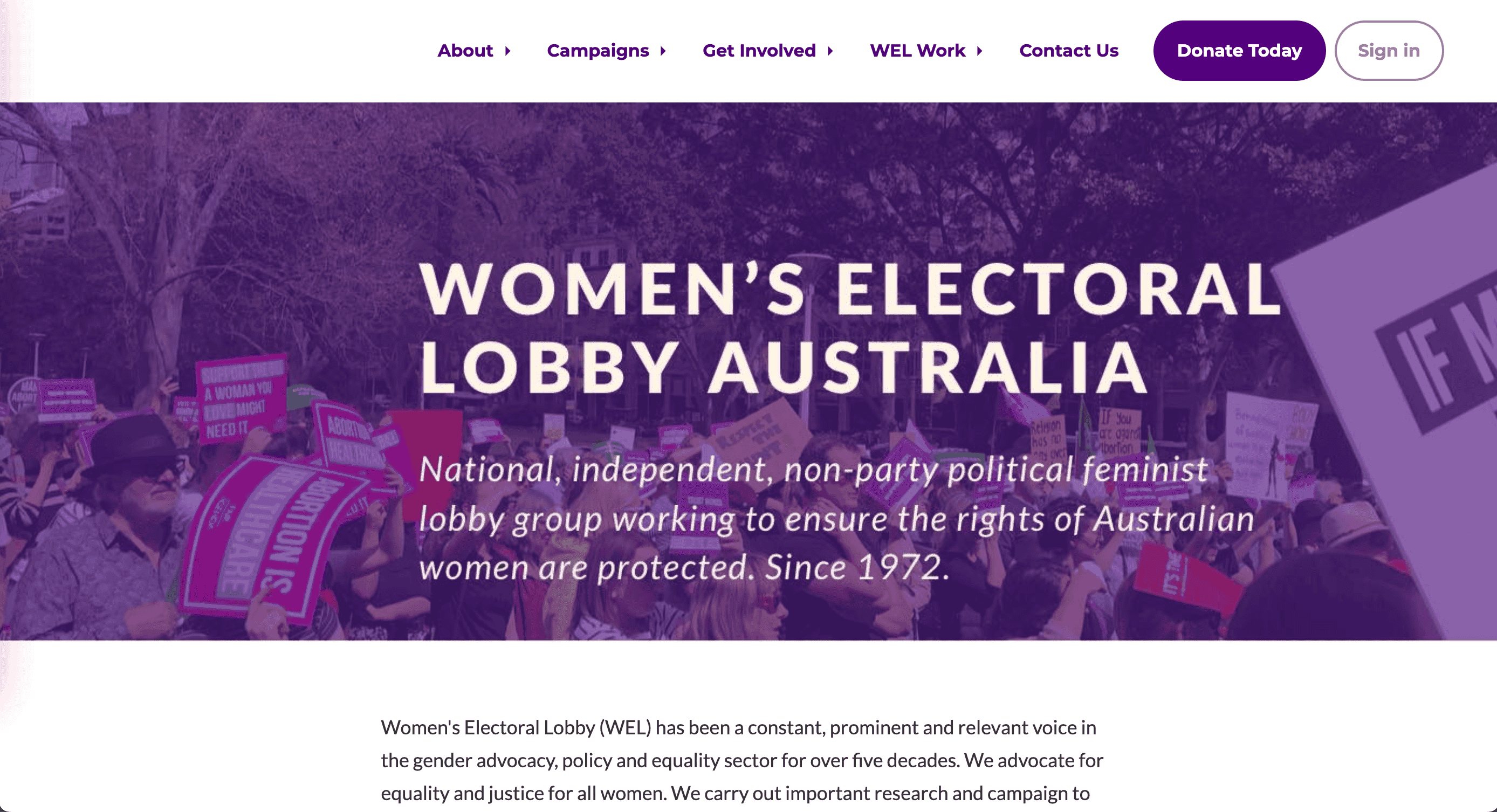 Women’s Electoral Lobby Women’s Electoral Lobby