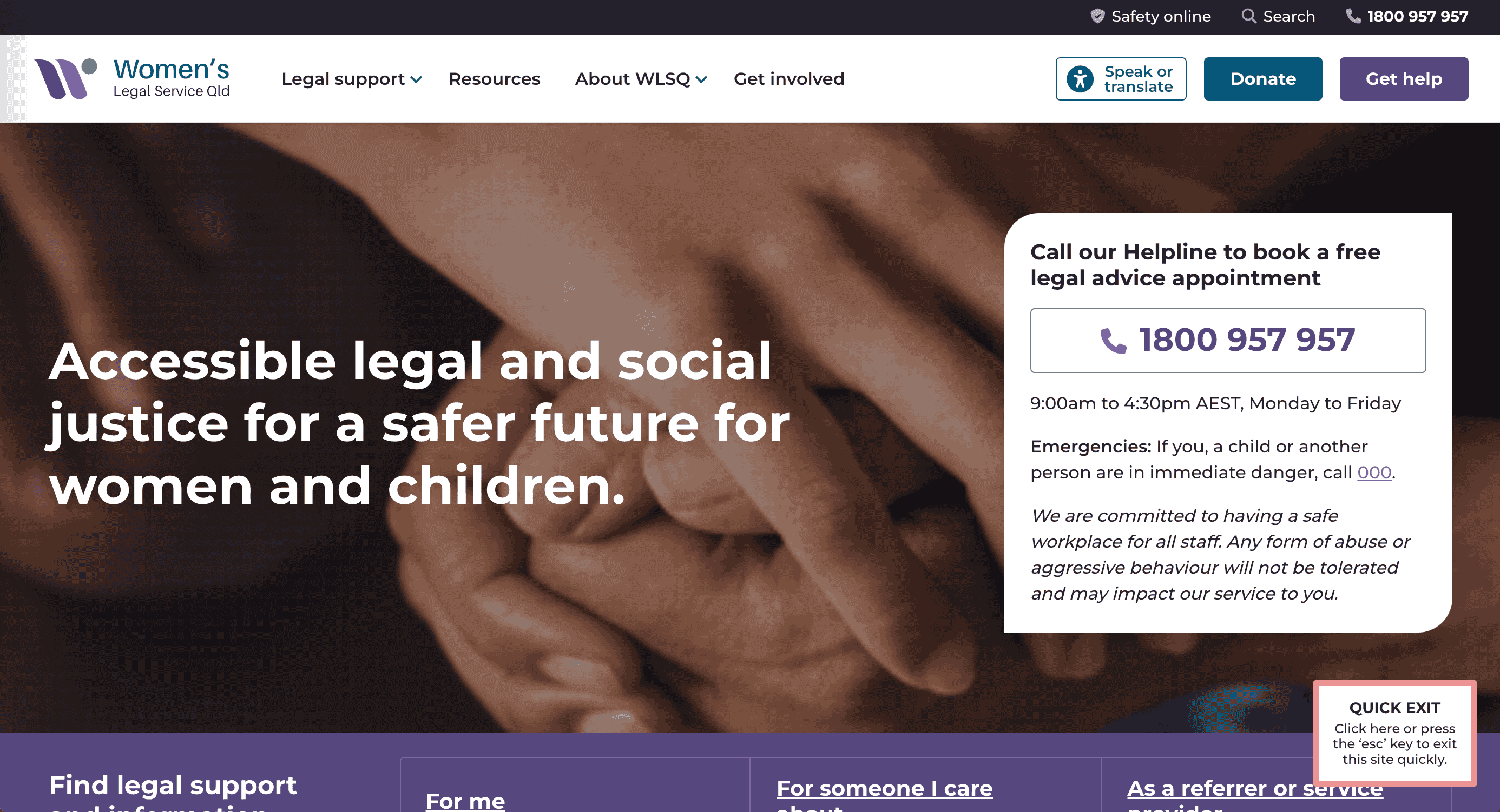 Women’s Legal Service Women's Legal Service