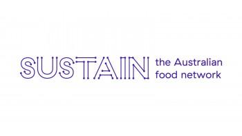Sustain: The Australian Food Network's logo